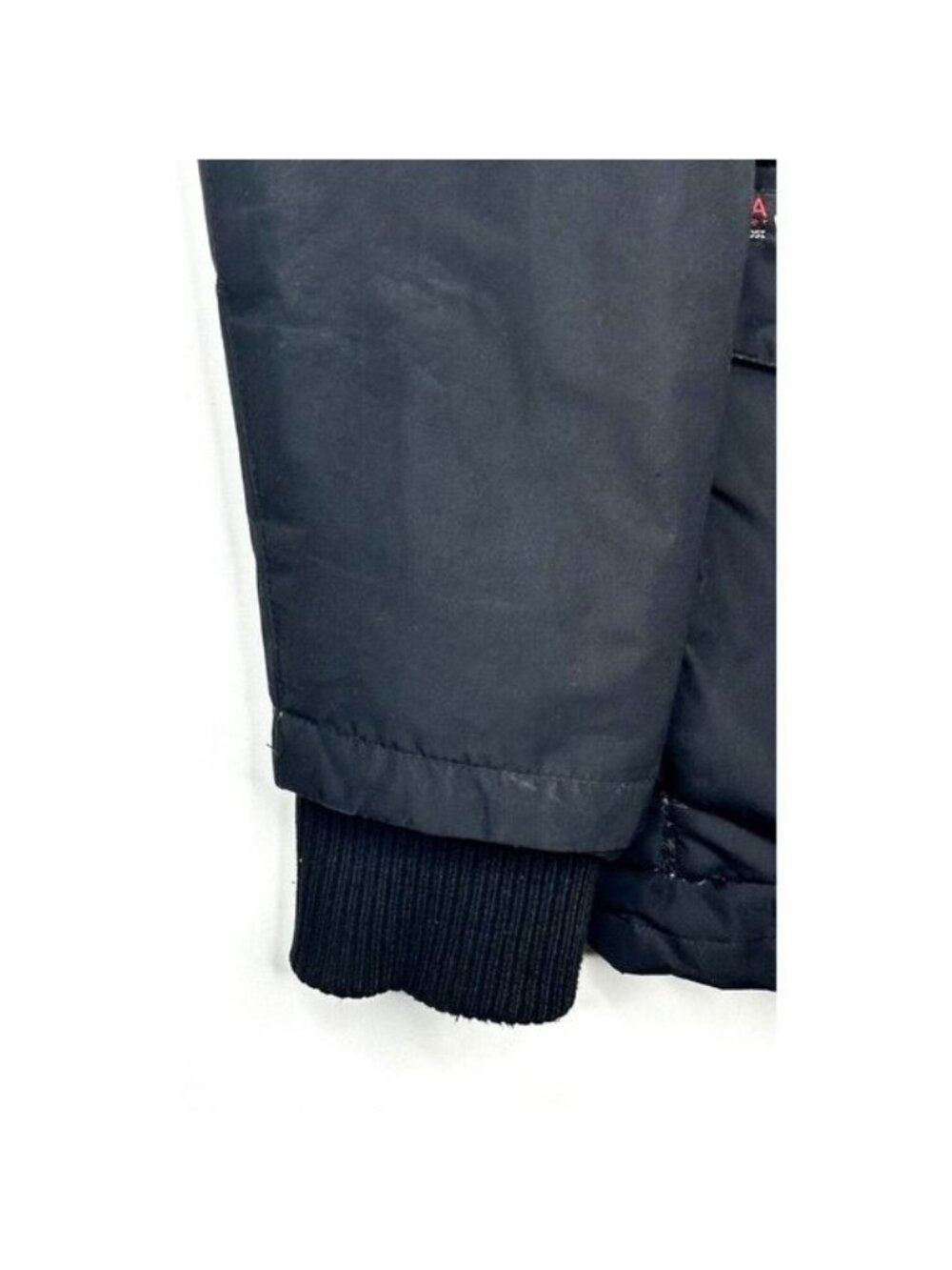 Canada Weather Gear Mens Down Parka Jacket Black Fur Hood Insulated Winter Sz L - Picture 8 of 15